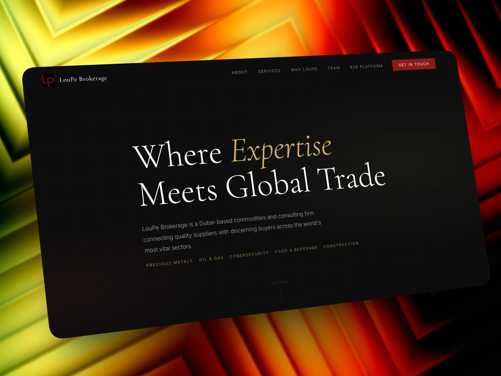 The LouPe Brokerage site: where expertise meets global trade